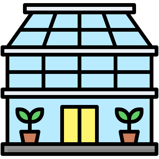 Green House Generic Outline Color icon