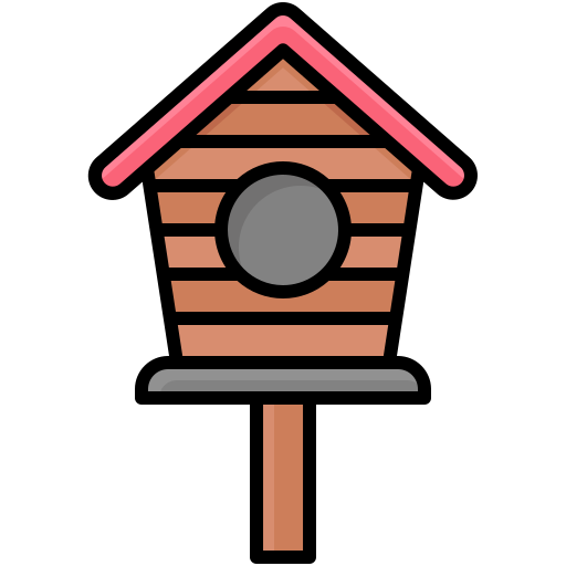 casa del pájaro Generic Outline Color icono