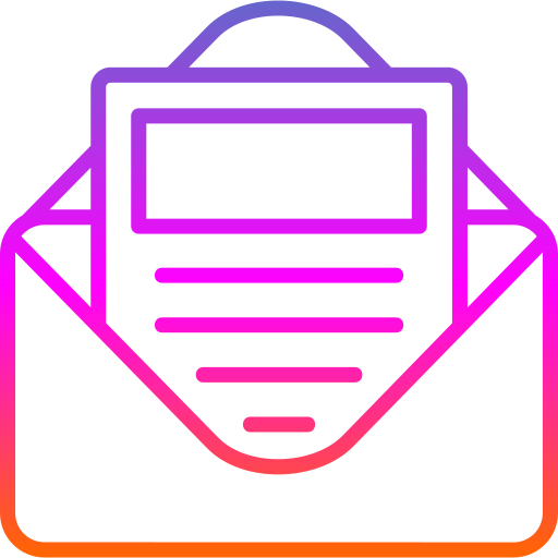 Newsletter Generic Gradient icon