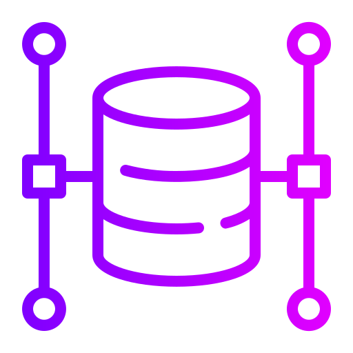estructura de datos Generic Gradient icono