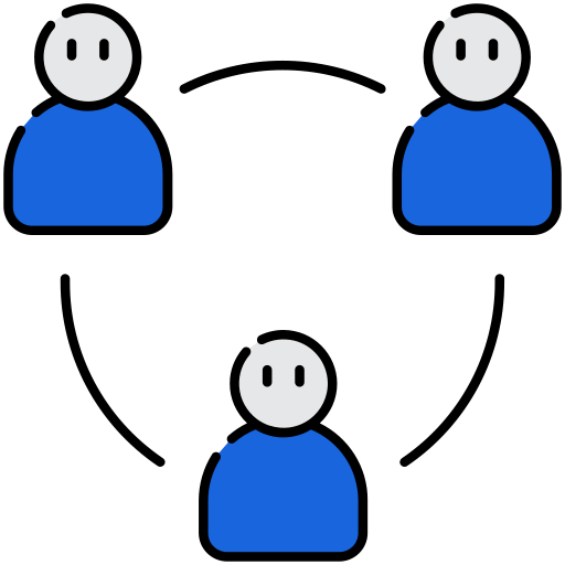 verbinden Generic Blue icon