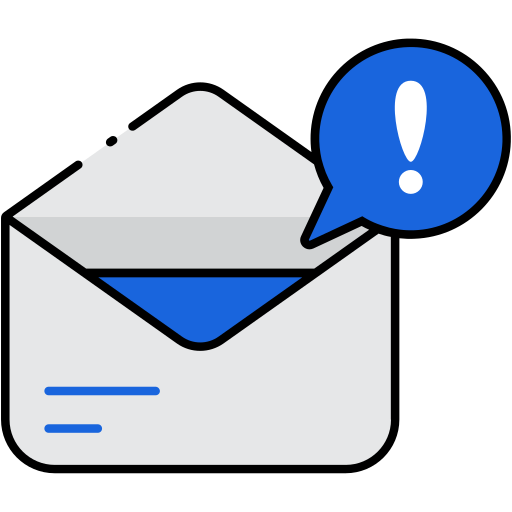 bandeja de entrada de correo Generic Blue icono