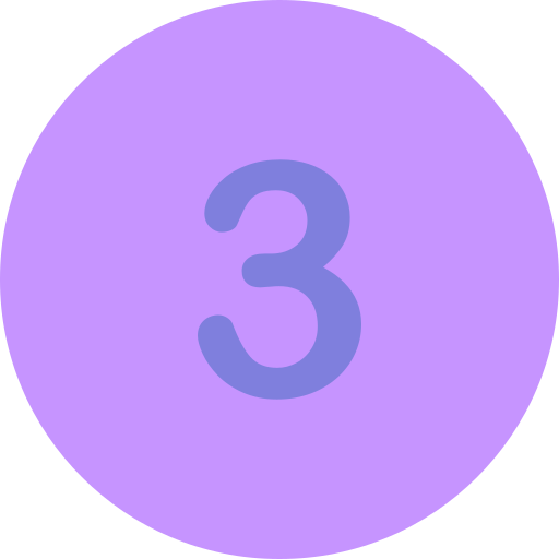 numer 3 Generic Flat ikona