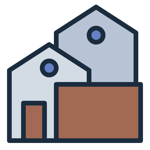 house Generic Outline Color icon
