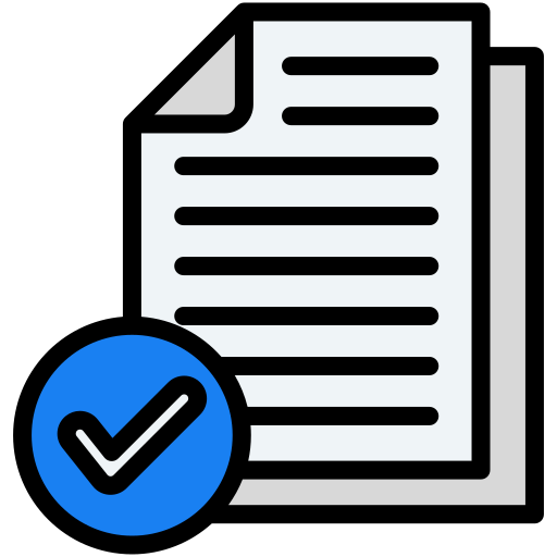 Validity Generic Outline Color icon