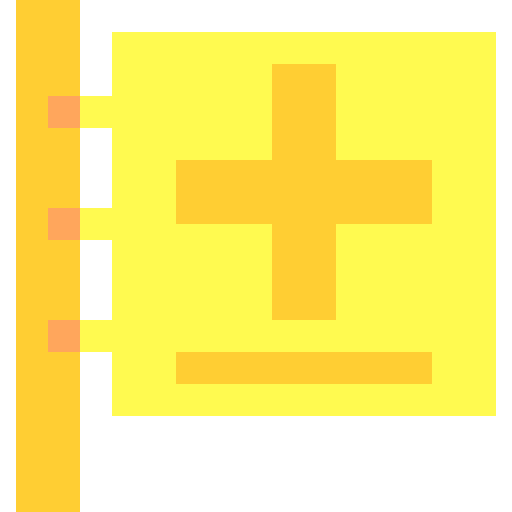 krankenhauszeichen Basic Sheer Flat icon