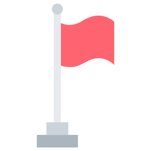 vlag Generic Flat icoon