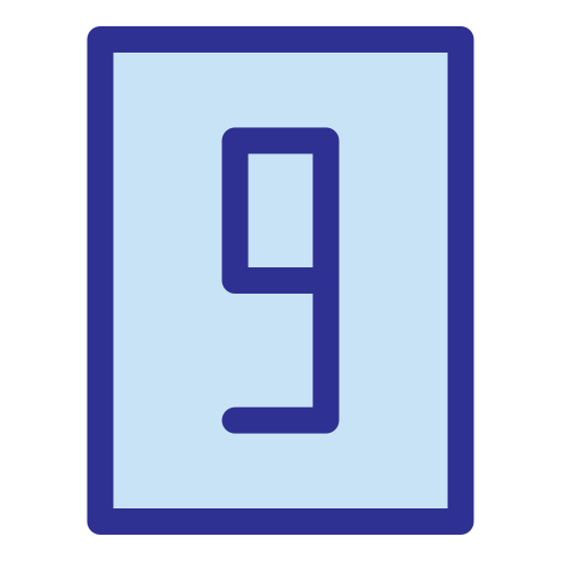 九 Generic Blue icon