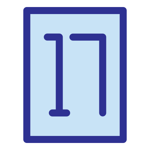 Семнадцать Generic Blue иконка