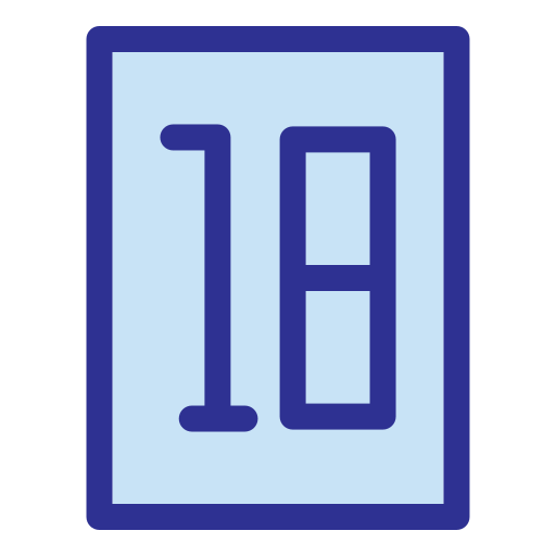 十八 Generic Blue icon