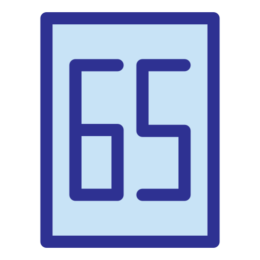 65 Generic Blue Ícone