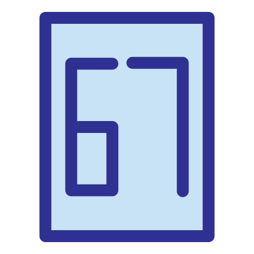 67 Generic Blue icono