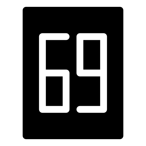 69 Generic Glyph Icône