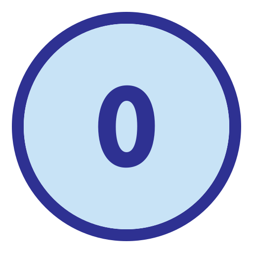 Zero Generic Blue icon