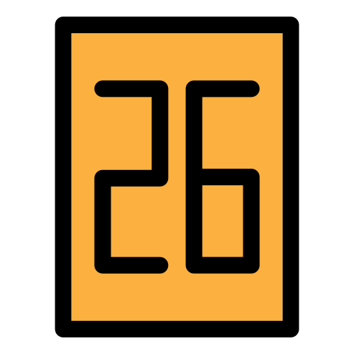 Twenty six Generic Outline Color icon