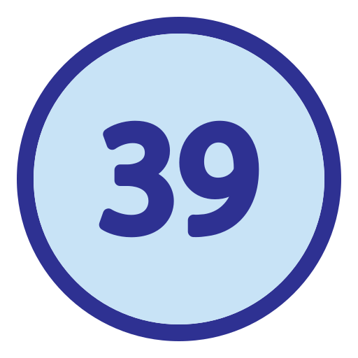neununddreißig Generic Blue icon