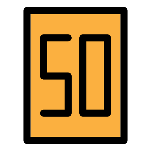 Fifty Generic Outline Color icon