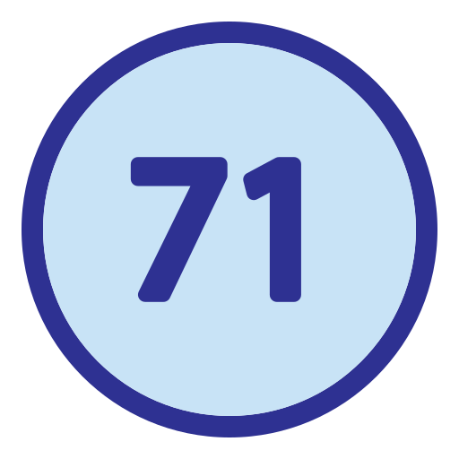 71 Generic Blue icona