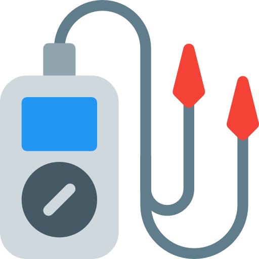 multimeter Pixel Perfect Flat icoon