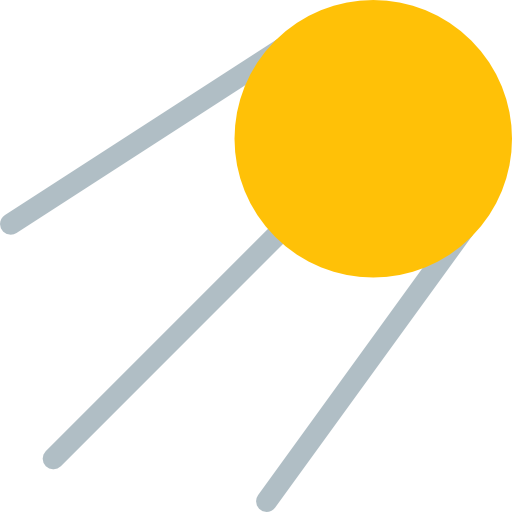 sputnik Pixel Perfect Flat ikona