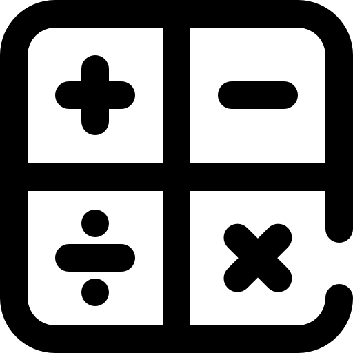 계산자 Super Basic Omission Outline icon