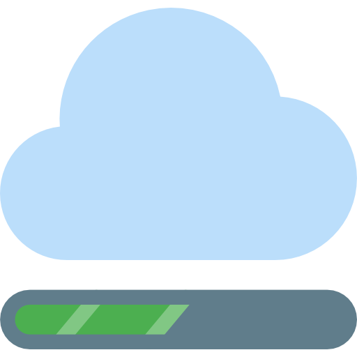 computación en la nube Pixel Perfect Flat icono