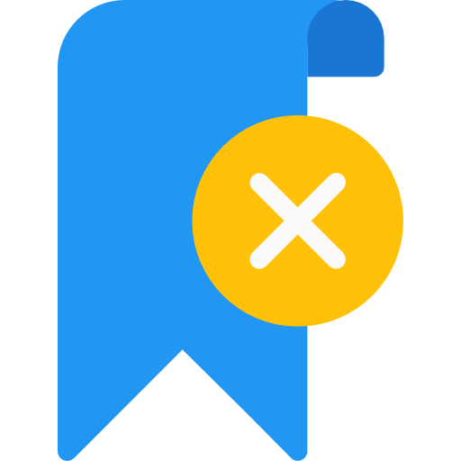 bladwijzer Pixel Perfect Flat icoon