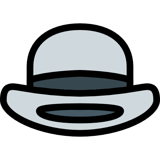 Bowler hat Pixel Perfect Lineal Color icon