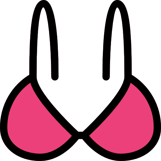 Bra Pixel Perfect Lineal Color icon