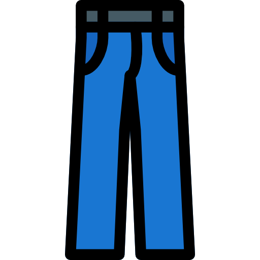 pantalones Pixel Perfect Lineal Color icono