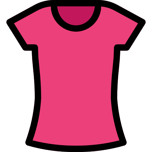 tシャツ Pixel Perfect Lineal Color icon