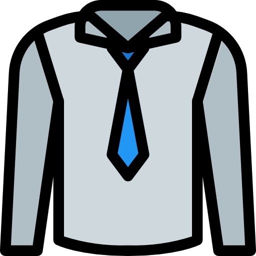 Shirt Pixel Perfect Lineal Color icon