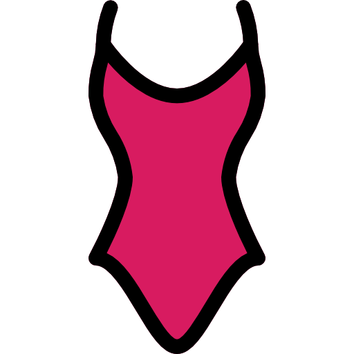 Swimwear Pixel Perfect Lineal Color icon