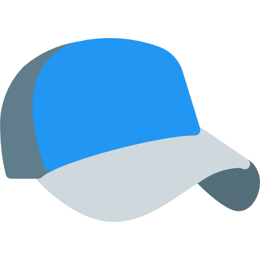 cappellino da baseball Pixel Perfect Flat icona
