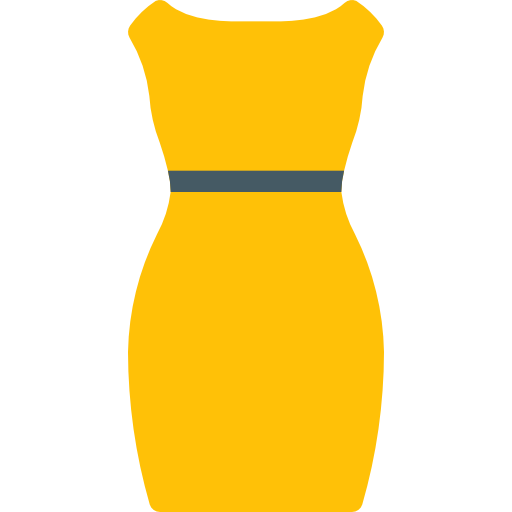 sukienka Pixel Perfect Flat ikona