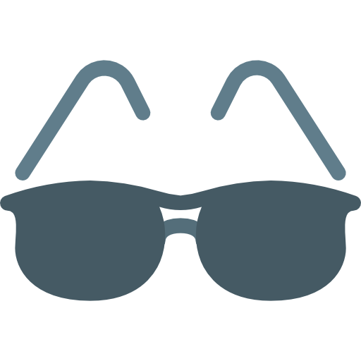 occhiali da sole Pixel Perfect Flat icona