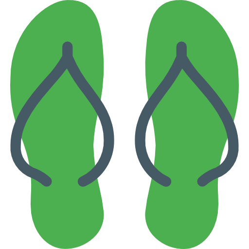 Slippers Pixel Perfect Flat icon