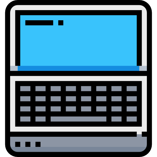 ordenador portátil Meticulous Lineal Color icono