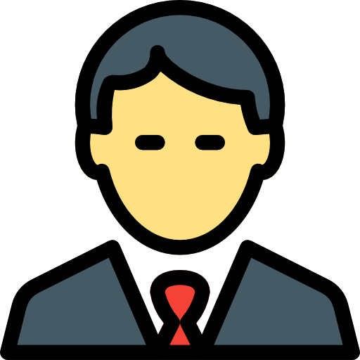 Businessman Pixel Perfect Lineal Color icon