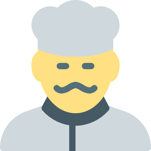 cuoco Pixel Perfect Flat icona