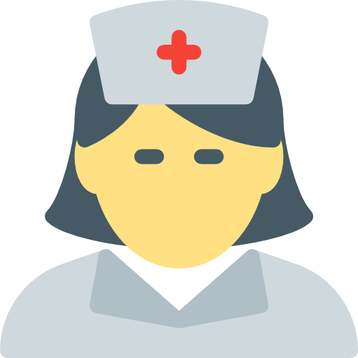 infermiera Pixel Perfect Flat icona