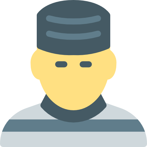 Prisoner Pixel Perfect Flat icon