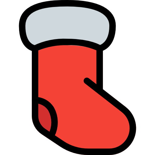 Christmas sock Pixel Perfect Lineal Color icon