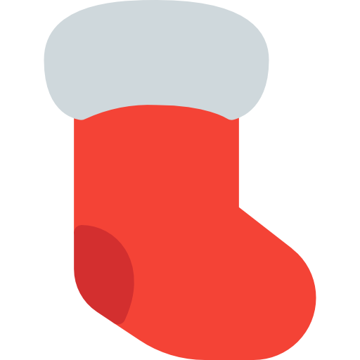 Christmas sock Pixel Perfect Flat icon
