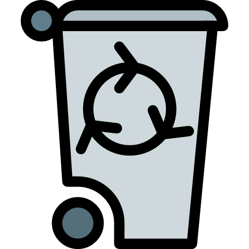 Recycle bin Pixel Perfect Lineal Color icon
