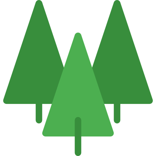 Forest Pixel Perfect Flat icon