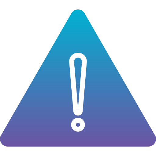 Warning Generic Flat Gradient icon