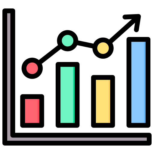 estatisticas Generic Outline Color Ícone