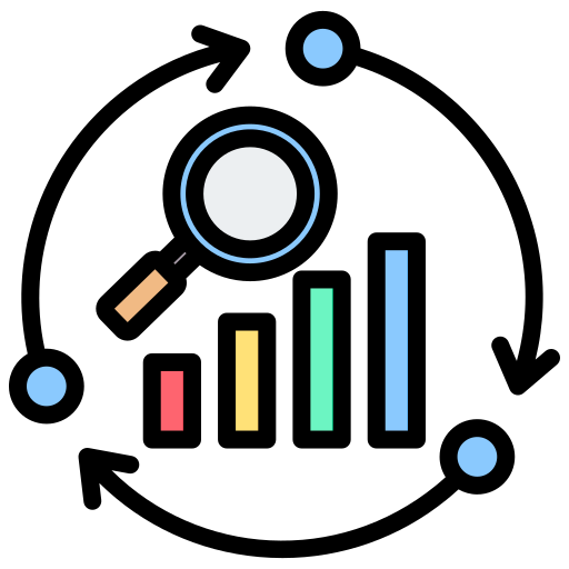 analisi dei dati Generic Outline Color icona