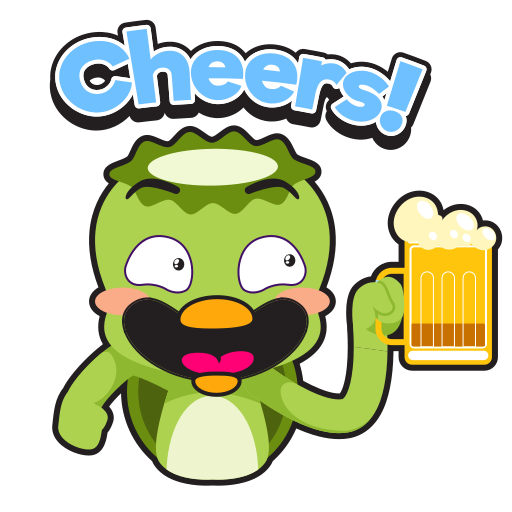 Cheers Generic Outline Color icon